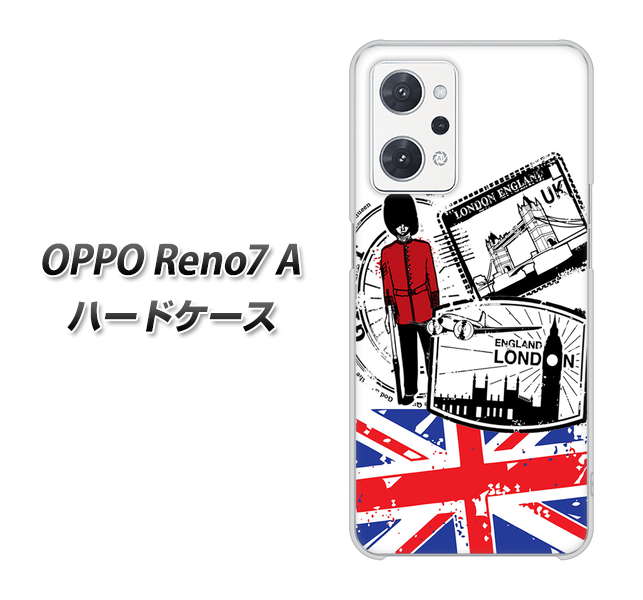 OPPO Reno7 A 高画質仕上げ 背面印刷 ハードケース【574 LONDON】