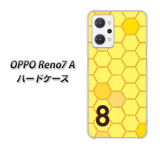 OPPO Reno7 A 高画質仕上げ 背面印刷 ハードケース【IB913 はちの巣】