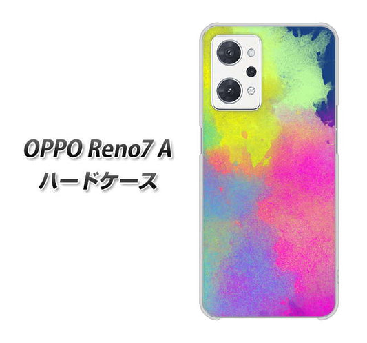 OPPO Reno7 A 高画質仕上げ 背面印刷 ハードケース【YJ294 デザイン色彩】