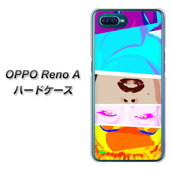 OPPO Reno A 高画質仕上げ 背面印刷 ハードケース【YJ211 マリリンモンローデザイン(D)】