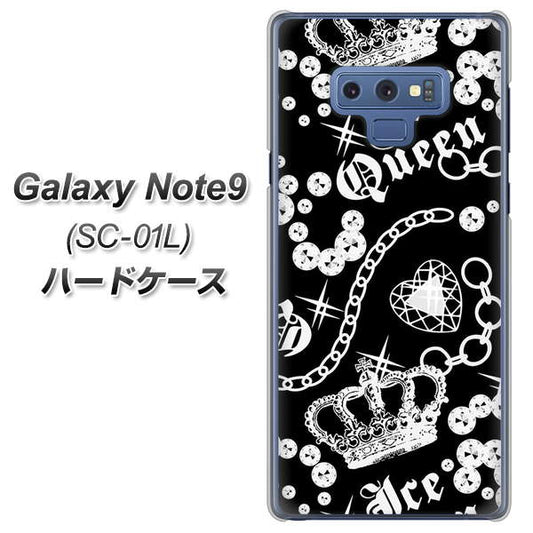 docomo ギャラクシー ノート9 SC-01L 高画質仕上げ 背面印刷 ハードケース【187 ゴージャス クラウン】