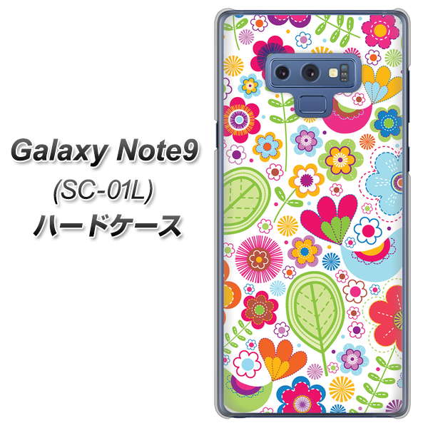 docomo ギャラクシー ノート9 SC-01L 高画質仕上げ 背面印刷 ハードケース【477 幸せな絵】