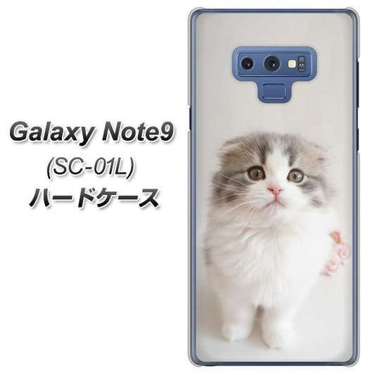 docomo ギャラクシー ノート9 SC-01L 高画質仕上げ 背面印刷 ハードケース【VA803 まっていますネコ】
