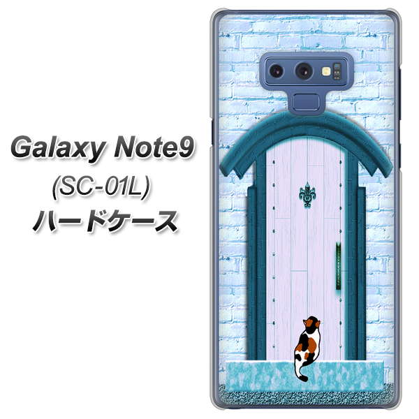 docomo ギャラクシー ノート9 SC-01L 高画質仕上げ 背面印刷 ハードケース【YA953 石ドア03 素材クリア】