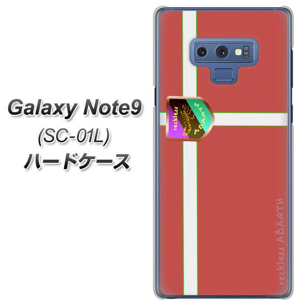 docomo ギャラクシー ノート9 SC-01L 高画質仕上げ 背面印刷 ハードケース【YC934 アバルト05】