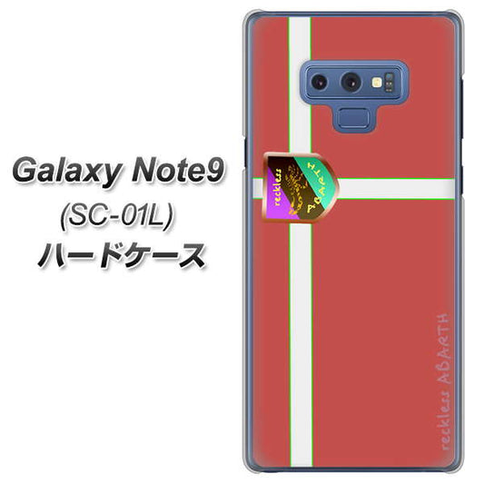 docomo ギャラクシー ノート9 SC-01L 高画質仕上げ 背面印刷 ハードケース【YC934 アバルト05】