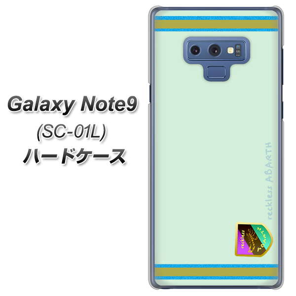 docomo ギャラクシー ノート9 SC-01L 高画質仕上げ 背面印刷 ハードケース【YC938 アバルト09】