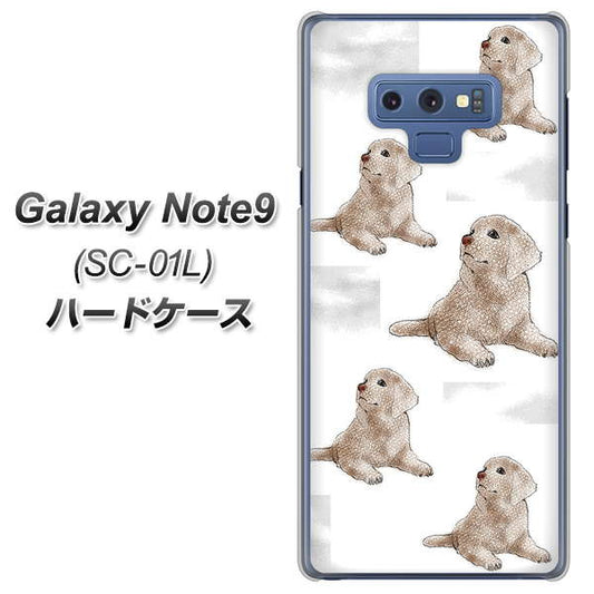 docomo ギャラクシー ノート9 SC-01L 高画質仕上げ 背面印刷 ハードケース【YD823 ラブラドールレトリバー04】