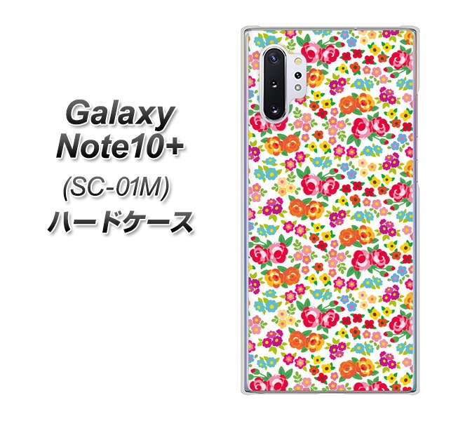 docomo ギャラクシー ノート10+ SC-01M 高画質仕上げ 背面印刷 ハードケース【777 マイクロリバティプリントWH】