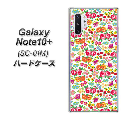 docomo ギャラクシー ノート10+ SC-01M 高画質仕上げ 背面印刷 ハードケース【777 マイクロリバティプリントWH】