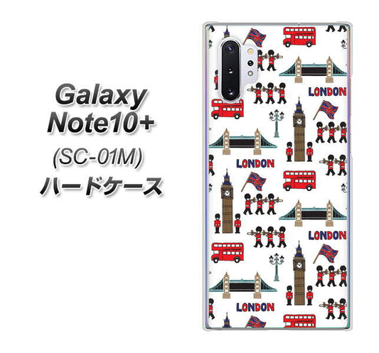 docomo ギャラクシー ノート10+ SC-01M 高画質仕上げ 背面印刷 ハードケース【EK811 ロンドンの街】
