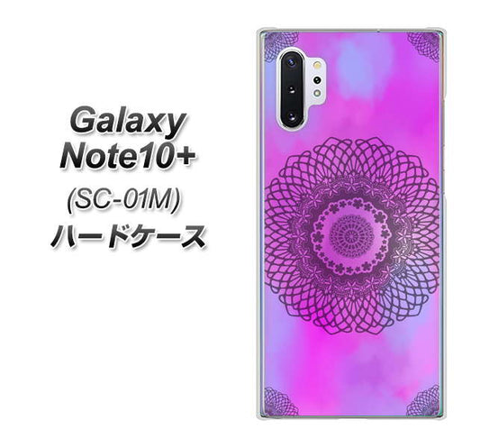 docomo ギャラクシー ノート10+ SC-01M 高画質仕上げ 背面印刷 ハードケース【YJ344 レース】