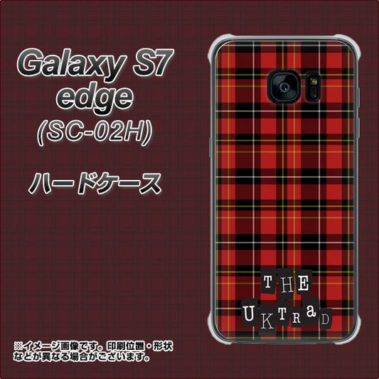 docomo ギャラクシーS7エッジ SC-02H 高画質仕上げ 背面印刷 ハードケース【547 THEチェック】