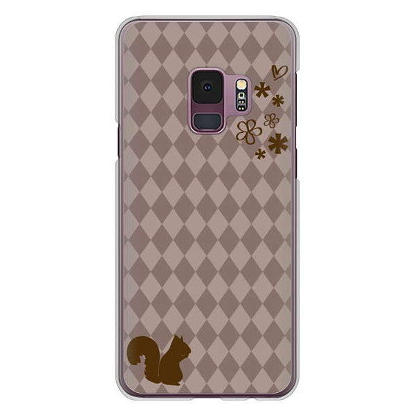 Galaxy S9 SC-02K docomo 高画質仕上げ 背面印刷 ハードケース 【515 リス】