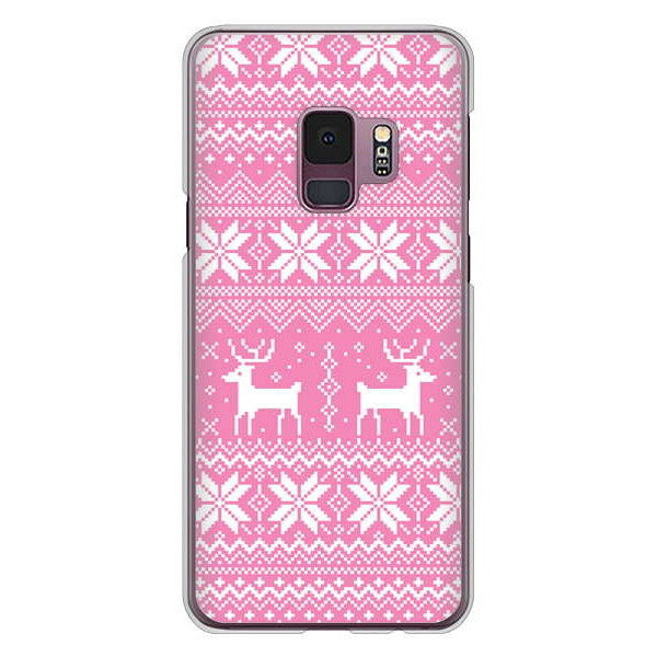 Galaxy S9 SC-02K docomo 高画質仕上げ 背面印刷 ハードケース クリスマス