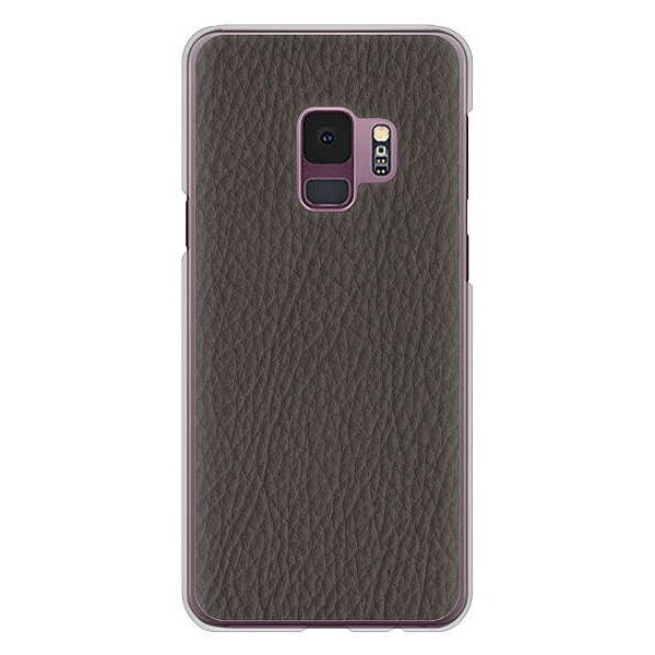 Galaxy S9 SC-02K docomo 高画質仕上げ 背面印刷 ハードケース レザー風