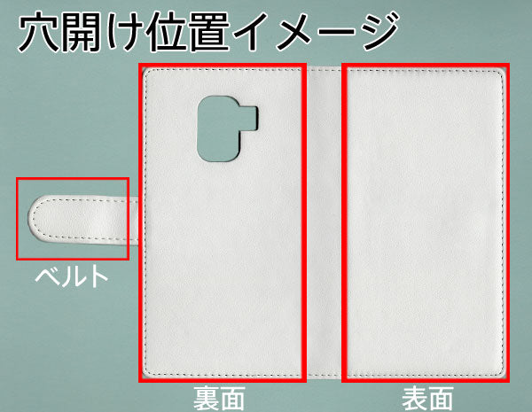 Galaxy Feel2 SC-02L docomo スマホケース 手帳型 三つ折りタイプ レター型 ツートン 耐衝撃