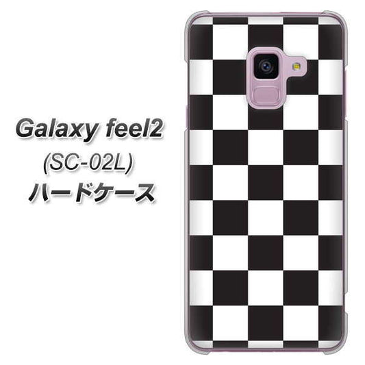 docomo ギャラクシー フィール2 SC-02L 高画質仕上げ 背面印刷 ハードケース【151 フラッグチェック】