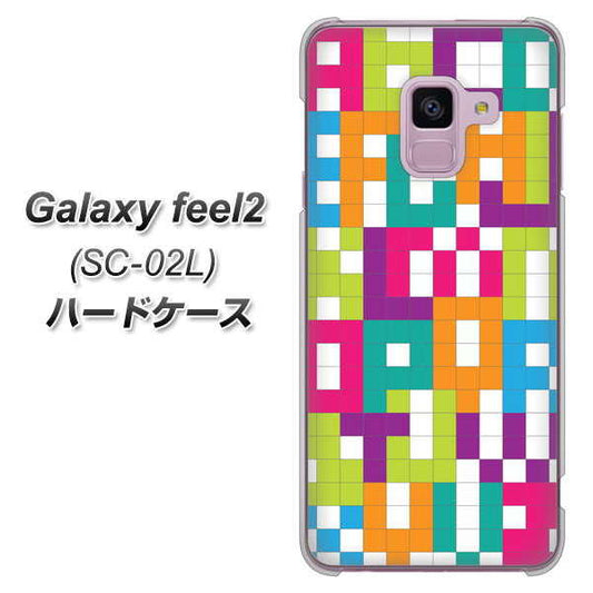 docomo ギャラクシー フィール2 SC-02L 高画質仕上げ 背面印刷 ハードケース【IB916 ブロックアルファベット】