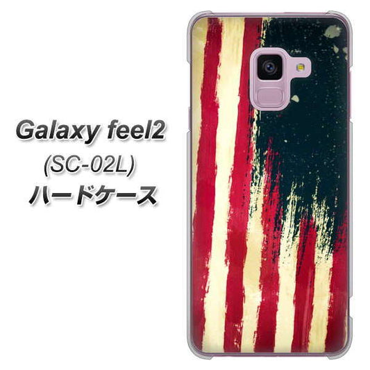 docomo ギャラクシー フィール2 SC-02L 高画質仕上げ 背面印刷 ハードケース【MI805 ヴィンテージアメリカ】