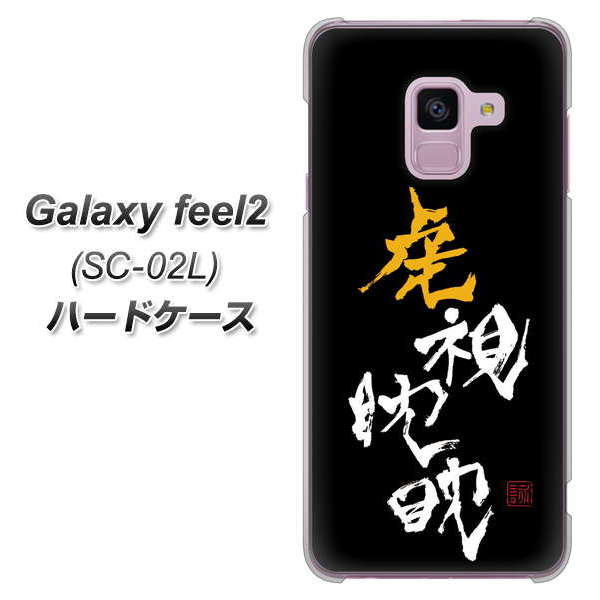 docomo ギャラクシー フィール2 SC-02L 高画質仕上げ 背面印刷 ハードケース【OE803 虎視眈々】