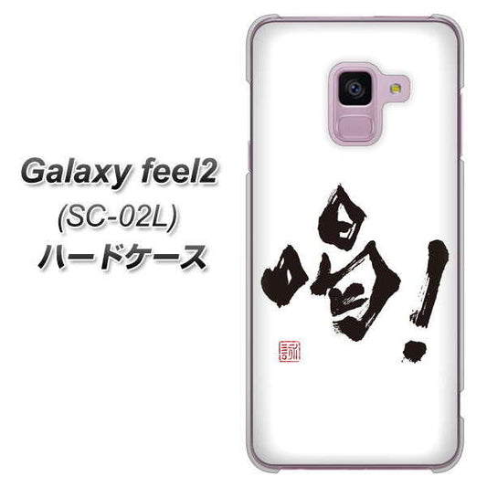 docomo ギャラクシー フィール2 SC-02L 高画質仕上げ 背面印刷 ハードケース【OE845 喝!】