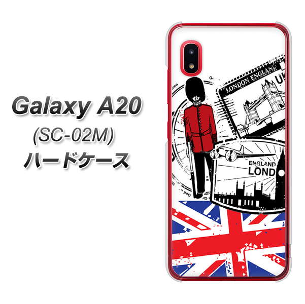 docomo ギャラクシー A20 SC-02M 高画質仕上げ 背面印刷 ハードケース【574 LONDON】