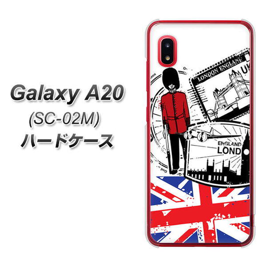 docomo ギャラクシー A20 SC-02M 高画質仕上げ 背面印刷 ハードケース【574 LONDON】