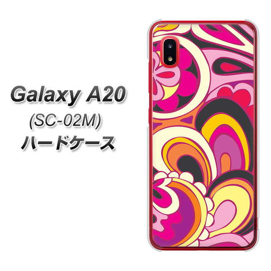 docomo ギャラクシー A20 SC-02M 高画質仕上げ 背面印刷 ハードケース【586 ブローアップカラー】