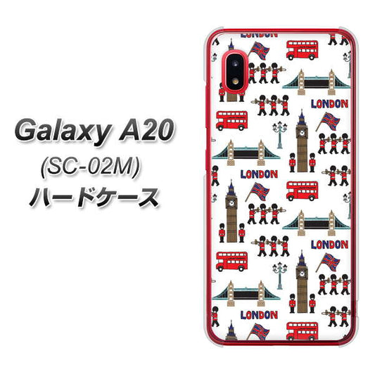 docomo ギャラクシー A20 SC-02M 高画質仕上げ 背面印刷 ハードケース【EK811 ロンドンの街】