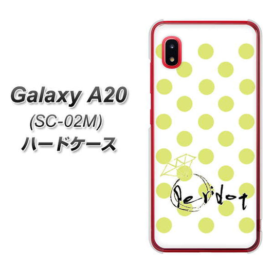 docomo ギャラクシー A20 SC-02M 高画質仕上げ 背面印刷 ハードケース【OE817 8月ペリシンプル】