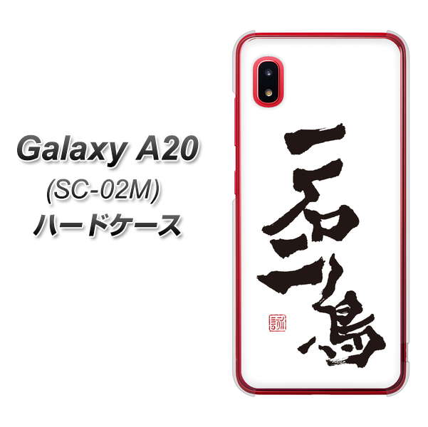 docomo ギャラクシー A20 SC-02M 高画質仕上げ 背面印刷 ハードケース【OE844 一石二鳥】