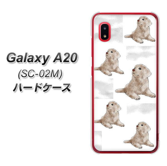 docomo ギャラクシー A20 SC-02M 高画質仕上げ 背面印刷 ハードケース【YD823 ラブラドールレトリバー04】
