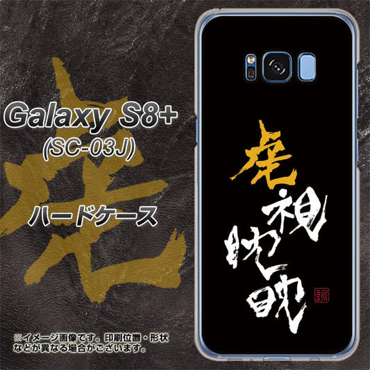 docomo ギャラクシー S8 プラス SC-03J 高画質仕上げ 背面印刷 ハードケース【OE803 虎視眈々】