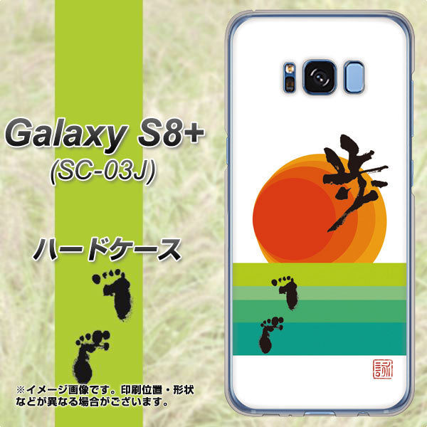 docomo ギャラクシー S8 プラス SC-03J 高画質仕上げ 背面印刷 ハードケース【OE809 歩ム】