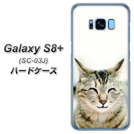 docomo ギャラクシー S8 プラス SC-03J 高画質仕上げ 背面印刷 ハードケース【VA801 笑福ねこ】