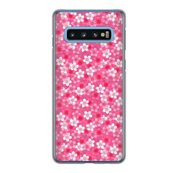 Galaxy S10 SC-03L docomo 高画質仕上げ 背面印刷 ハードケース リバティプリント