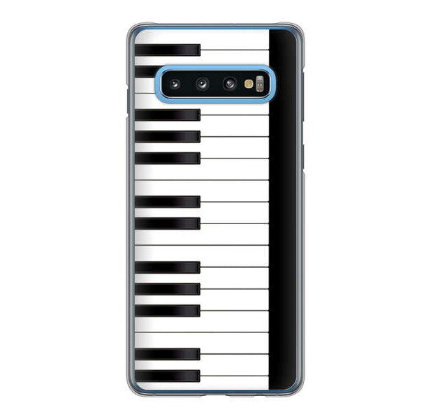 Galaxy S10 SC-03L docomo 高画質仕上げ 背面印刷 ハードケース ピアノ