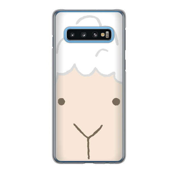 Galaxy S10 SC-03L docomo 高画質仕上げ 背面印刷 ハードケース ドアップアニマル