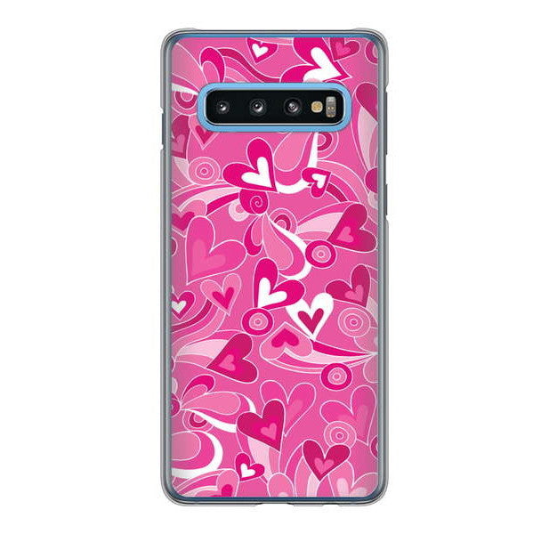 Galaxy S10 SC-03L docomo 高画質仕上げ 背面印刷 ハードケース プリティハート