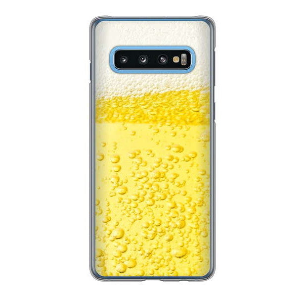 Galaxy S10 SC-03L docomo 高画質仕上げ 背面印刷 ハードケース 生ビール