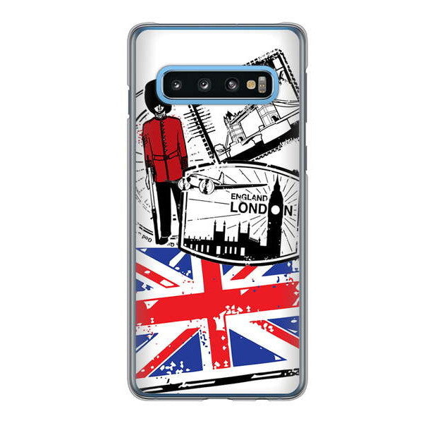 Galaxy S10 SC-03L docomo 高画質仕上げ 背面印刷 ハードケース イギリスの風景