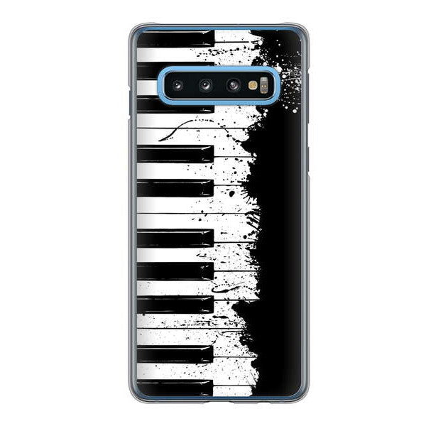 Galaxy S10 SC-03L docomo 高画質仕上げ 背面印刷 ハードケース ピアノ