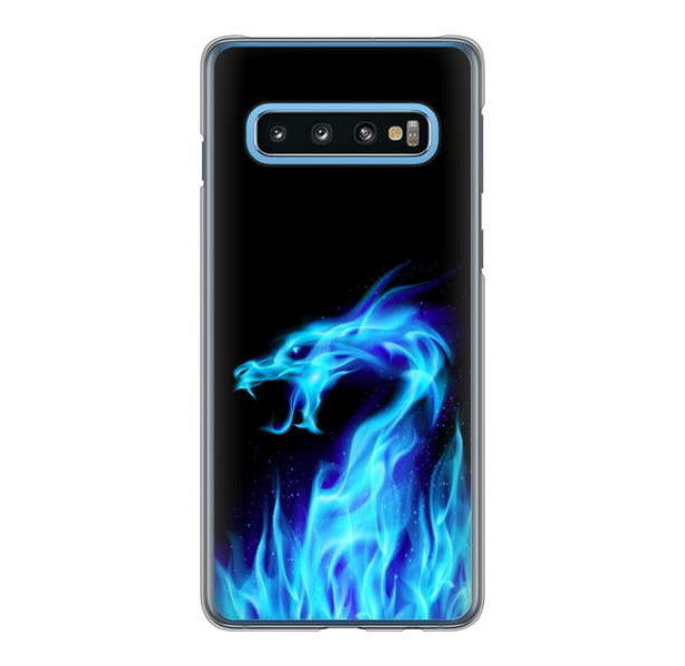 Galaxy S10 SC-03L docomo 高画質仕上げ 背面印刷 ハードケース ドラゴン