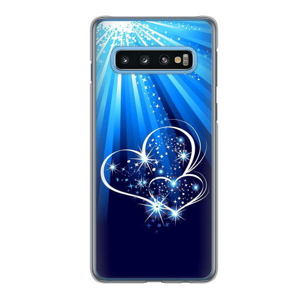 Galaxy S10 SC-03L docomo 高画質仕上げ 背面印刷 ハードケース きらめきハート