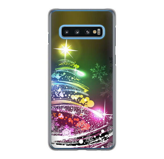 Galaxy S10 SC-03L docomo 高画質仕上げ 背面印刷 ハードケース クリスマス