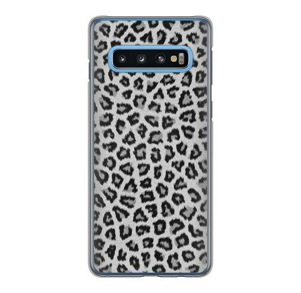 Galaxy S10 SC-03L docomo 高画質仕上げ 背面印刷 ハードケース ヒョウ柄ベーシックS