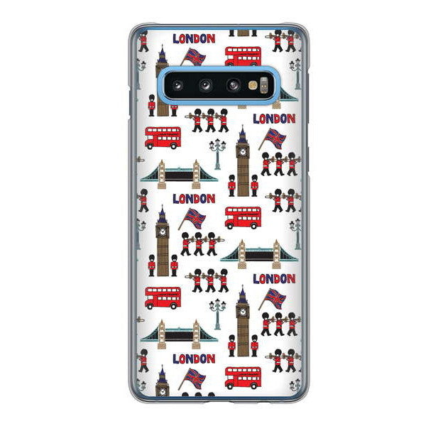 Galaxy S10 SC-03L docomo 高画質仕上げ 背面印刷 ハードケース 【EK811 ロンドンの街】