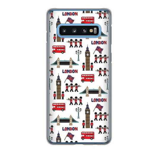 Galaxy S10 SC-03L docomo 高画質仕上げ 背面印刷 ハードケース 【EK811 ロンドンの街】