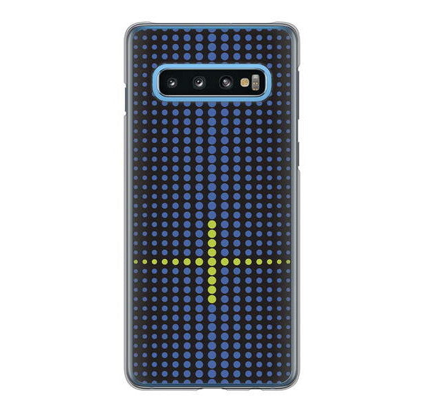 Galaxy S10 SC-03L docomo 高画質仕上げ 背面印刷 ハードケース 【IB907 グラデーションドット】